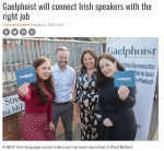 Gaelphoist will connect Irish speakers with the right job